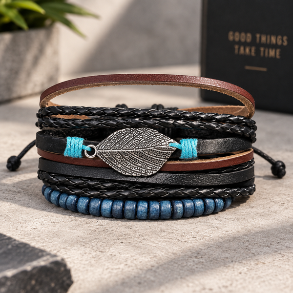 Pulsera Hoja – Set de 3