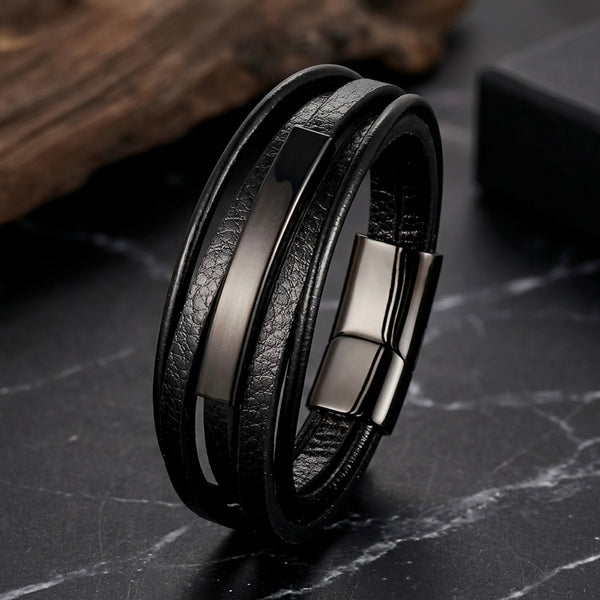Pulsera Placa Ebano