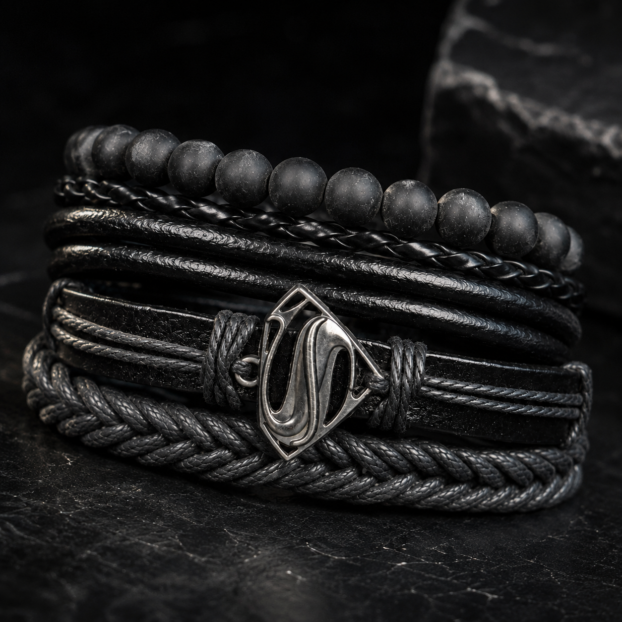 Pulsera Superman – Set de 4 - Gallery 2