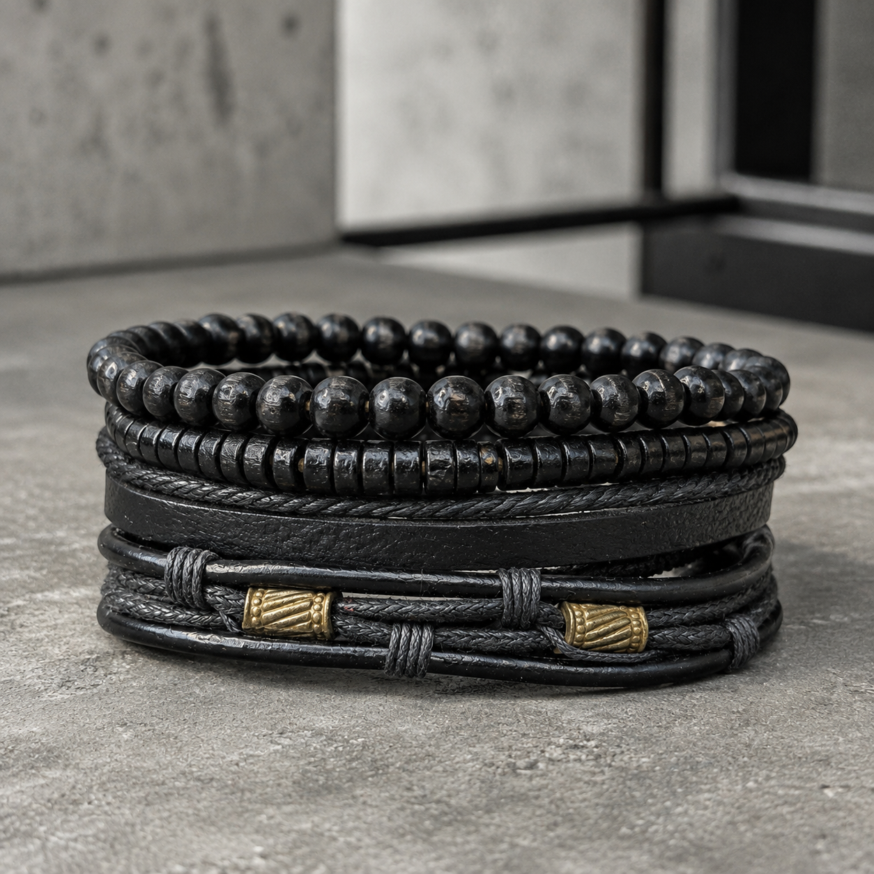 Pulsera Raven – Set de 4 - Gallery 1