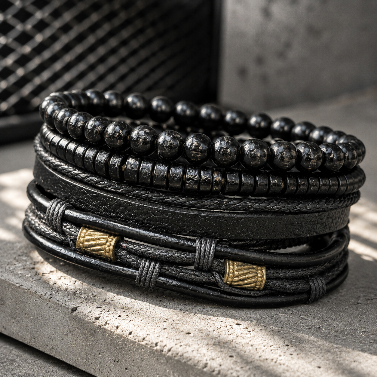 Pulsera Raven – Set de 4 - Gallery 2
