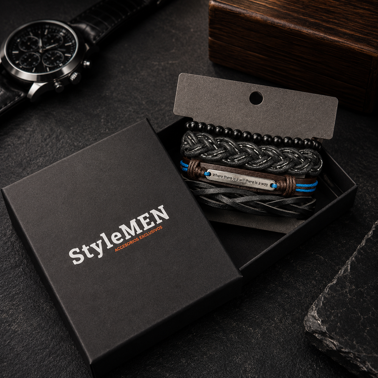 🔥 Pulsera Will – Set de 4 - Gallery 5