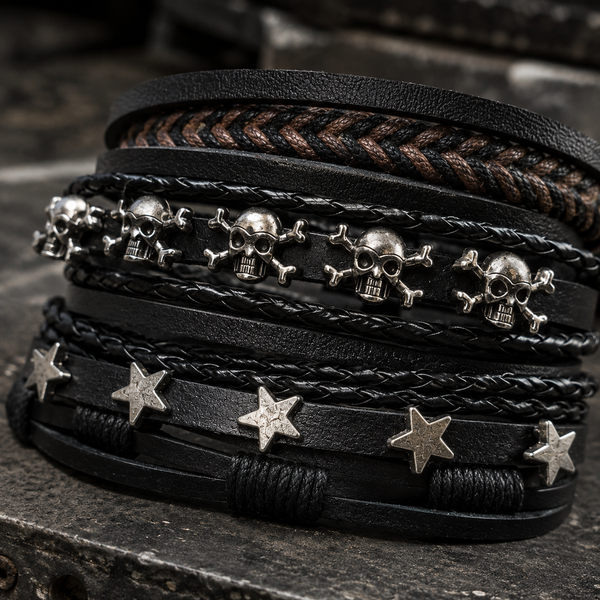 💀 Pulsera Outlaw – Set de 5 - Secondary