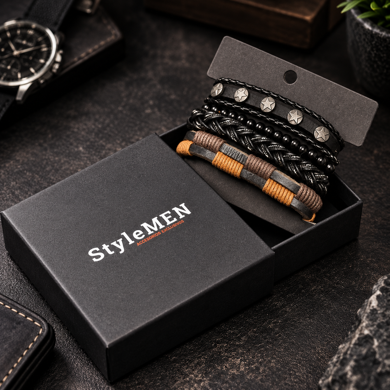 Pulsera Maverick – Set de 4 - Gallery 5