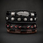 Pulsera Pluma - Set de 5 - Thumbnail 1