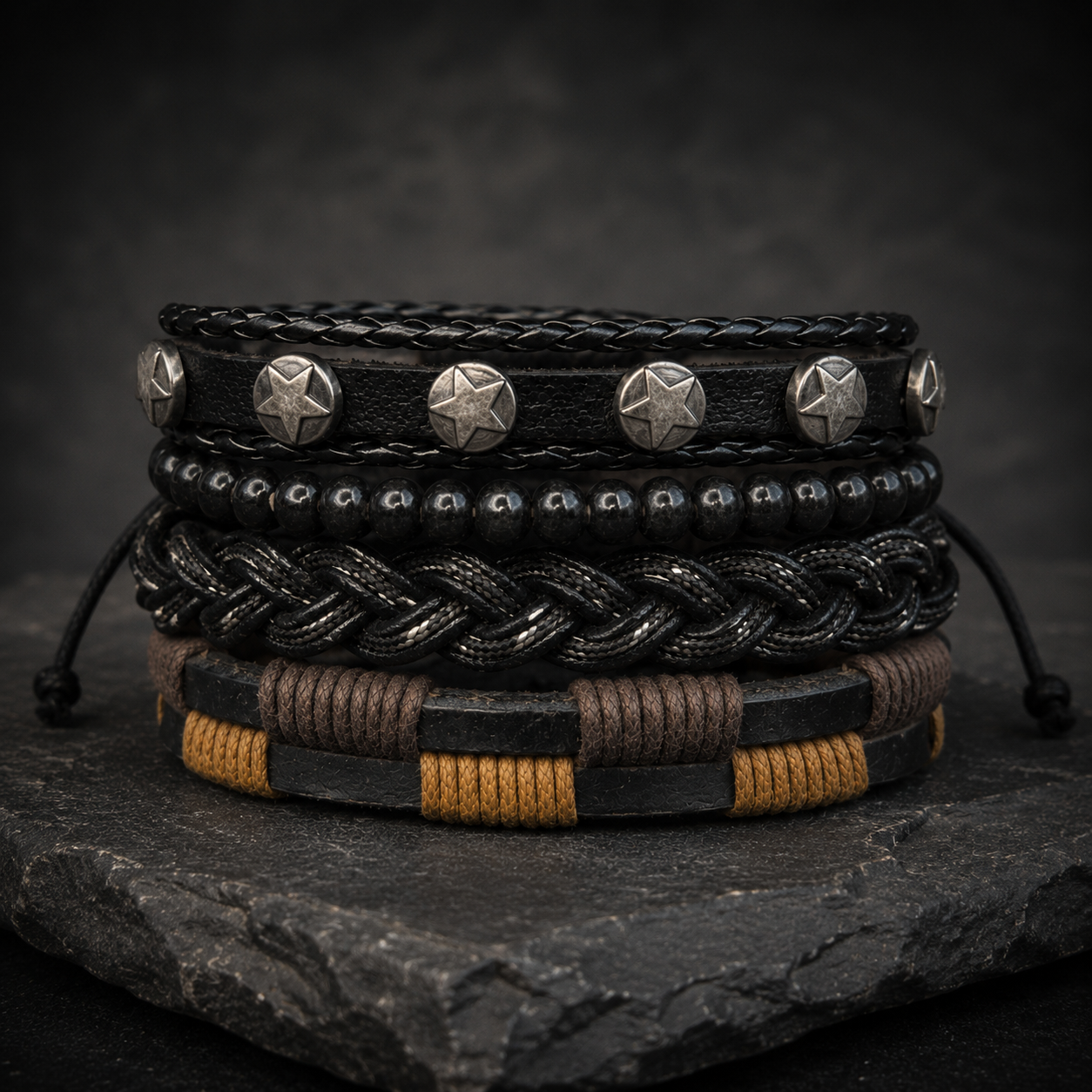Pulsera Maverick – Set de 4 - Gallery 1