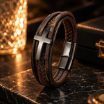 Pulsera Cruz Coffe - Thumbnail 5