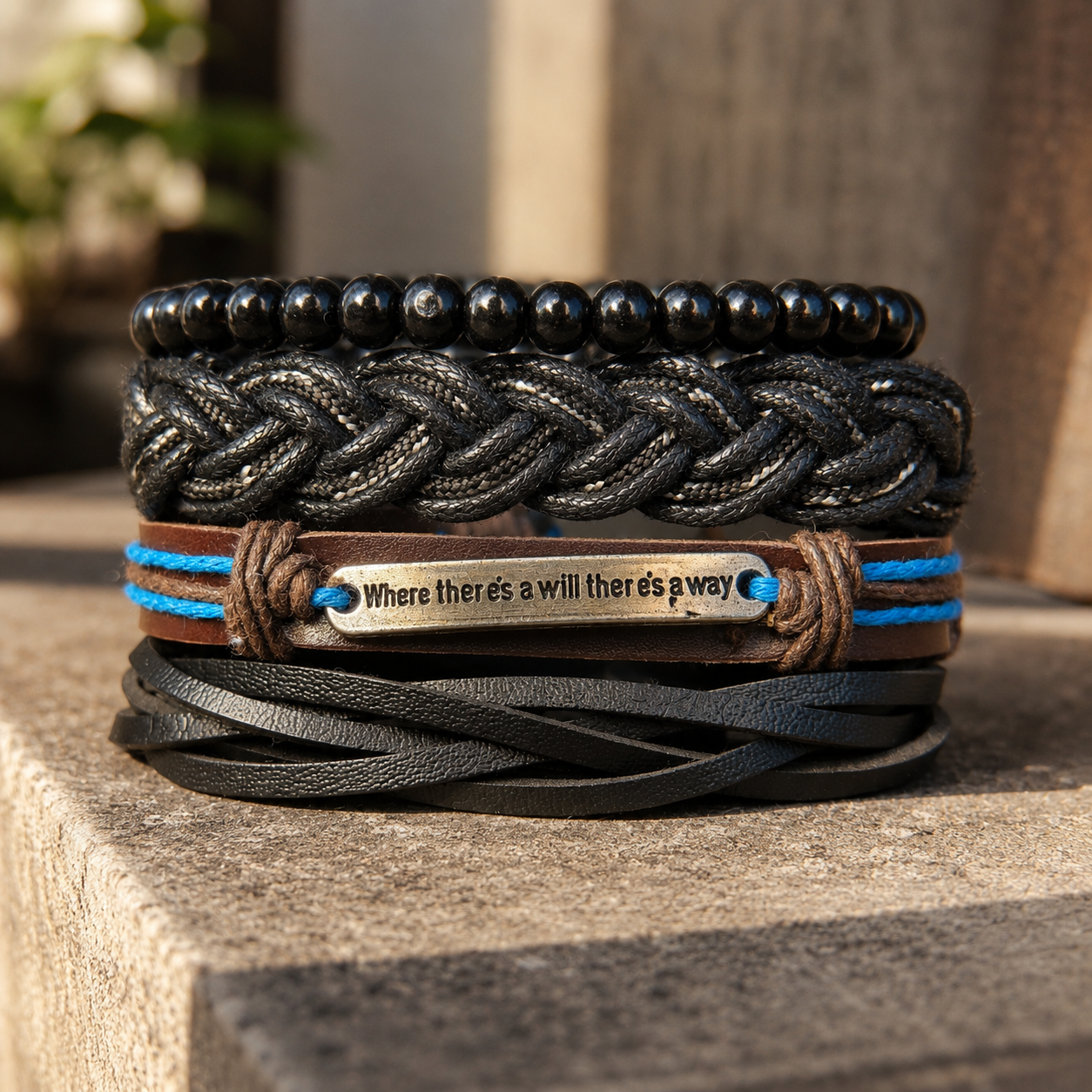 🔥 Pulsera Will – Set de 4 - Gallery 1