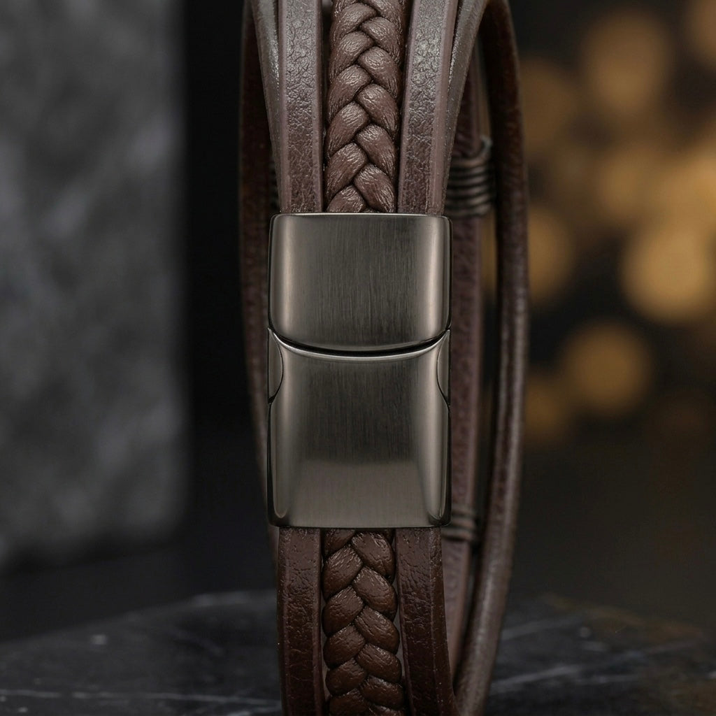 Pulsera Cruz Coffe - Gallery 3