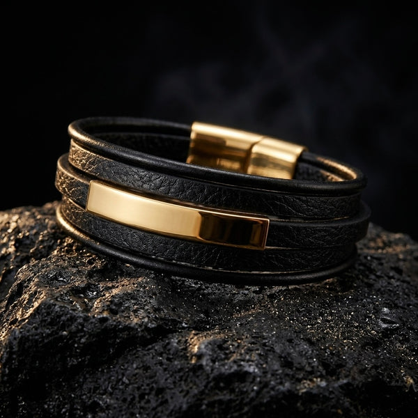 Pulsera Placa Gold