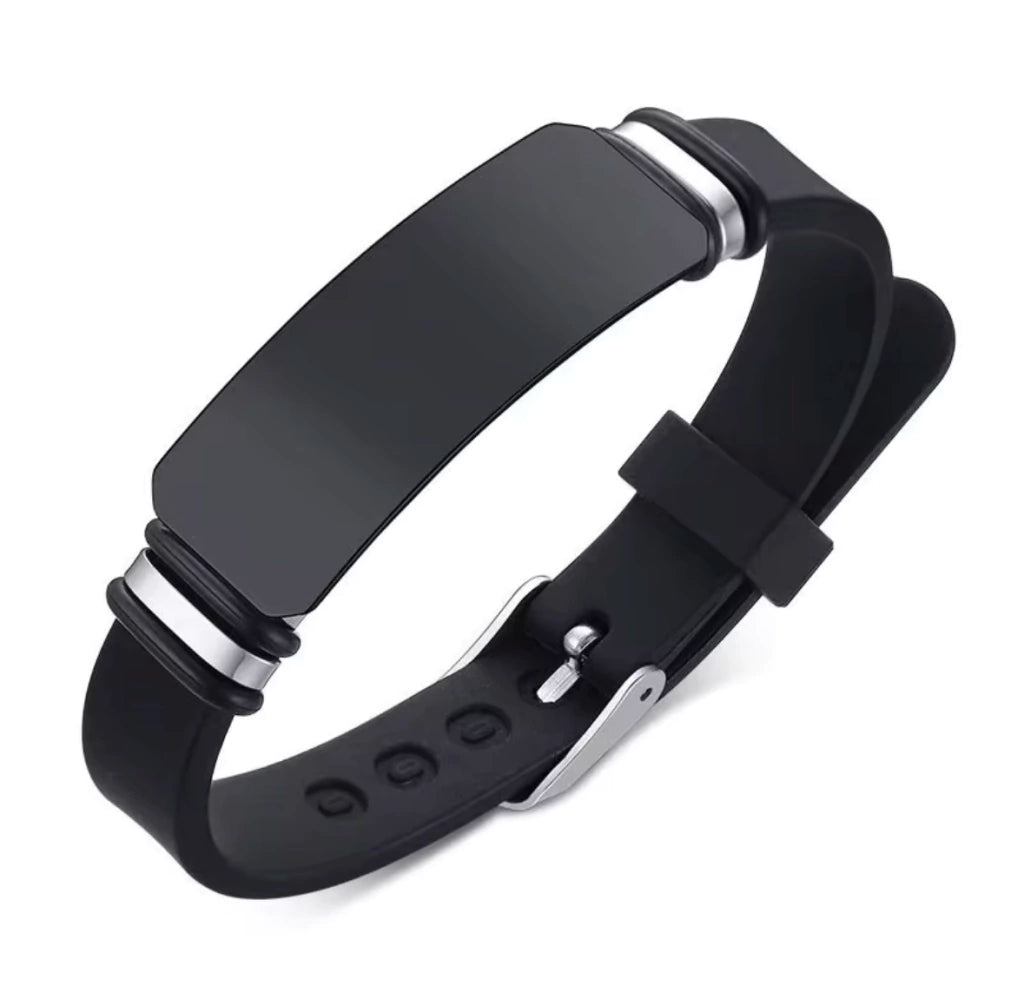 Pulsera Mensaje Personalizado Acero - Gallery 1
