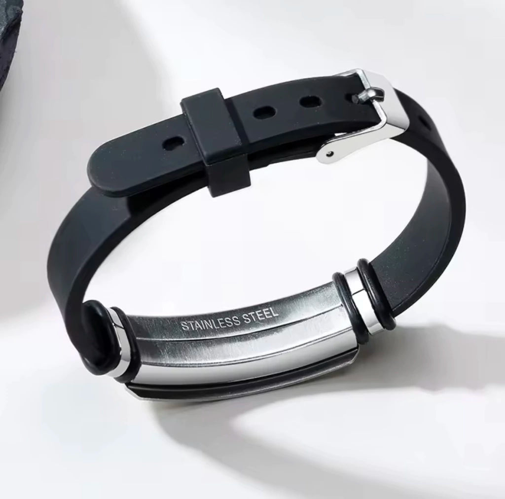 Pulsera Mensaje Personalizado Acero - Gallery 5
