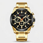 Reloj Curren 8301 Dorado Negro - Thumbnail 1