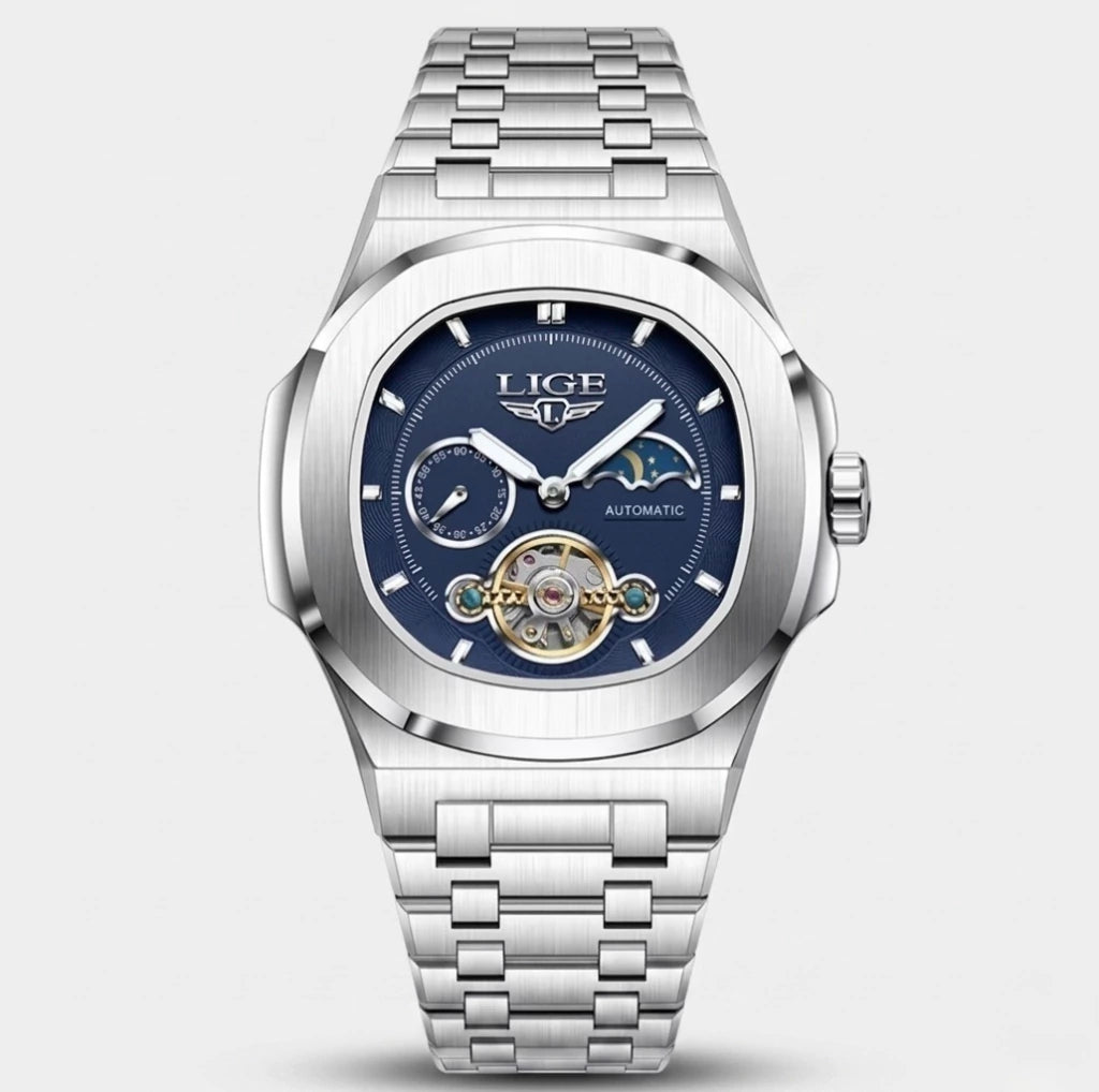 Reloj LIGE 2024 Plateado - Negro - Gallery 2