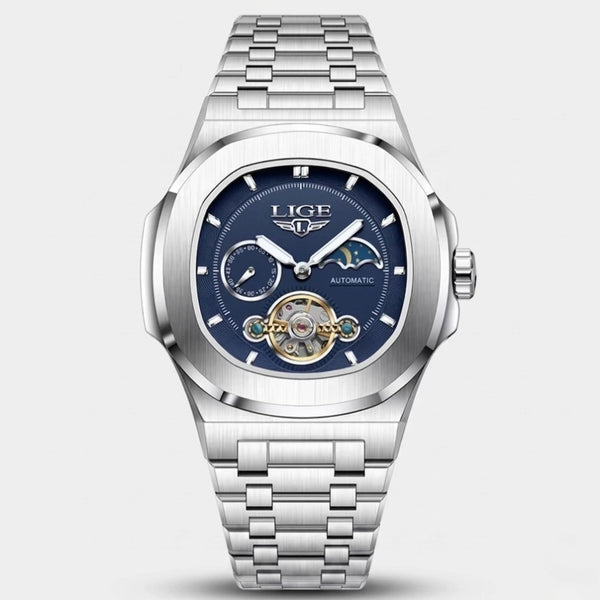 Reloj LIGE 2024 Plateado - Negro - Secondary