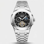 Reloj LIGE 2024 Plateado - Negro - Thumbnail 1