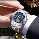 Reloj LIGE 2024 Plateado - Negro - Thumbnail 4