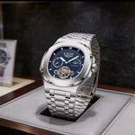 Reloj LIGE 2024 Plateado - Negro - Thumbnail 5