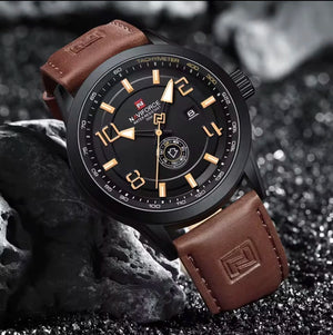 Naviforce 9229 Cafe - negro