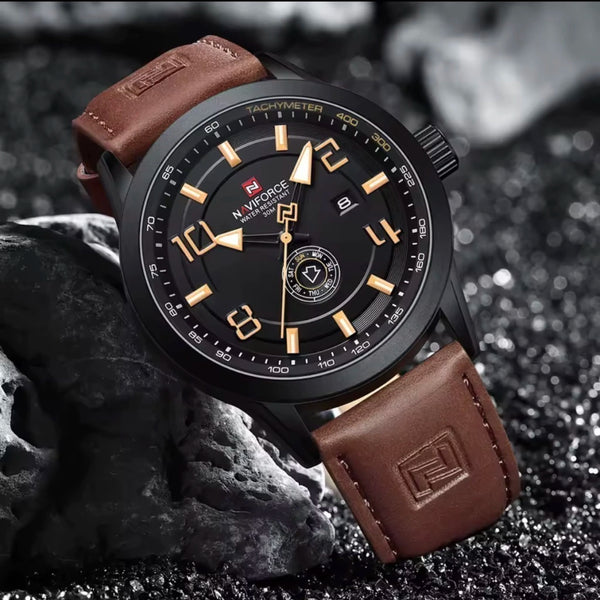 Naviforce 9229 Cafe - negro
