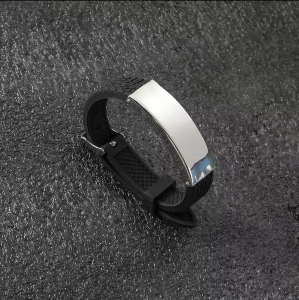 Pulsera Mensaje Personalizado Acero - Gallery 2