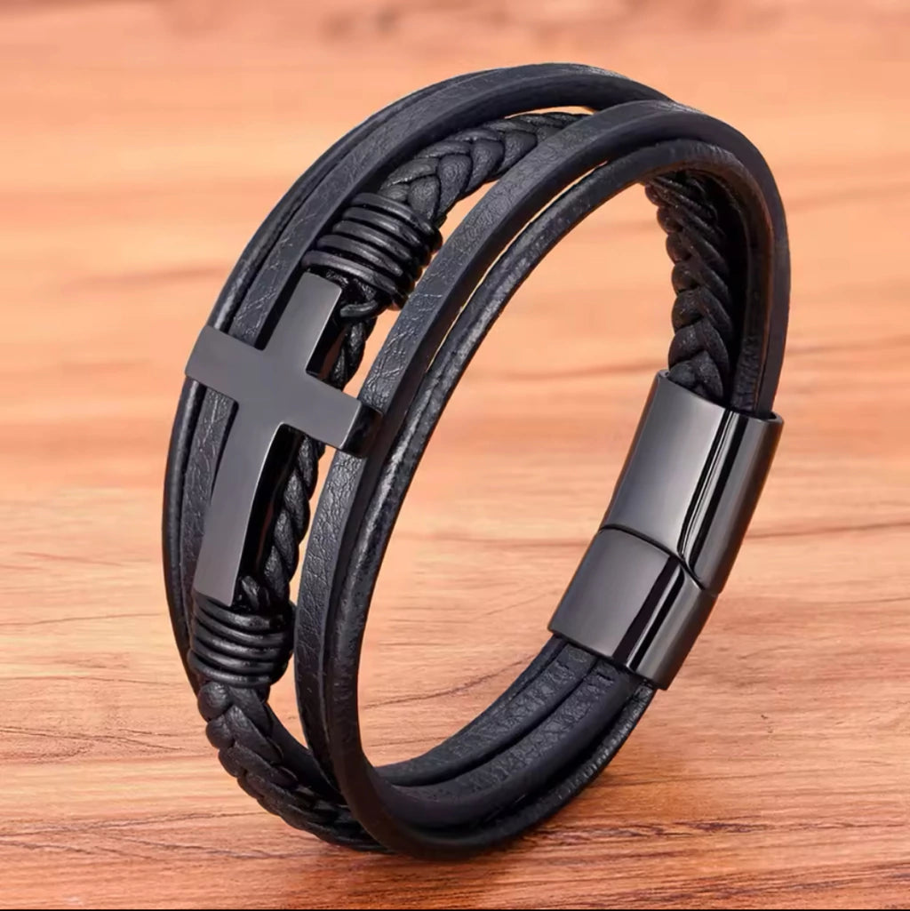Pulsera Cruz Black - Gallery 1