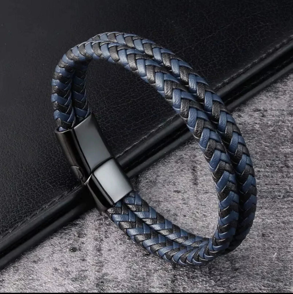 Pulsera Trenzada Doble coffe - Gallery 7