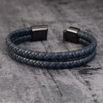 Pulsera Trenzada Doble Blue - Thumbnail 2