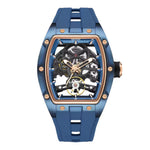 Reloj Automático Megir 2242 Negro Dorado de Cuerpo Abierto | Elegancia y Precisión - Thumbnail 4