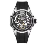 Reloj Automático Megir 2243 Blanco de Cuerpo Abierto | Elegancia y Precisión - Thumbnail 2