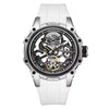 Reloj Automático Megir 2243 Blanco de Cuerpo Abierto | Elegancia y Precisión