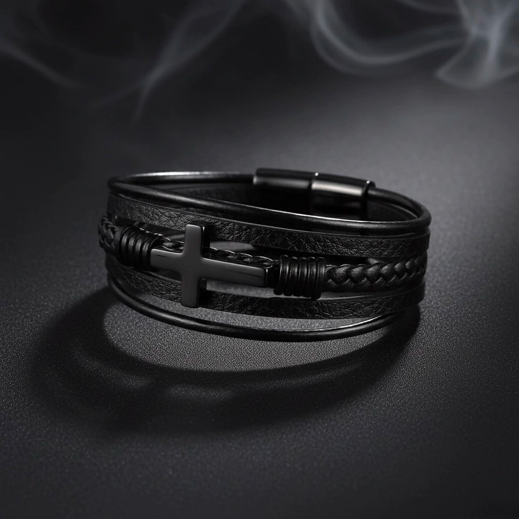 Pulsera Cruz Black - Gallery 4