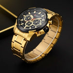 Reloj Curren 8301 Dorado Negro - Thumbnail 3